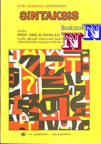 Ilmu Bahasa Indonesia Sintaksis