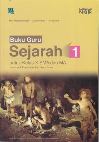 Sejarah Kelas X SMA  (Buku Guru)