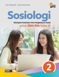 Sosiologi untuk SMA/MA Kelas XI